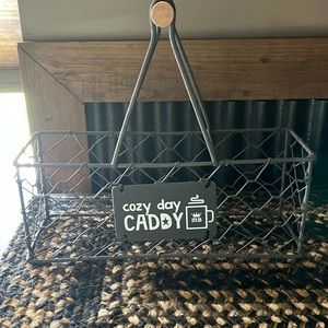 Cozy day caddy, home decor - like new